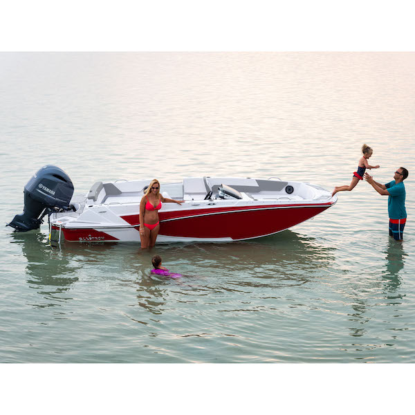 Hybrid Deckboat