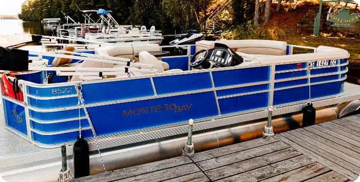 Blue Pontoon